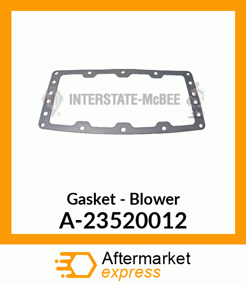 Spare part A-23520012 + Gasket - Blower