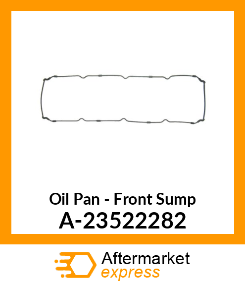 Spare part A-23522282 + Pan - Oil Front Sump