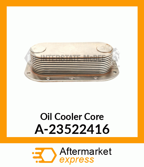 Spare part A-23522416 + Core - Oil Cooler