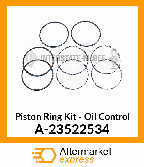 Spare part A-23522534 + Ring Set - Piston - Oil Contrl