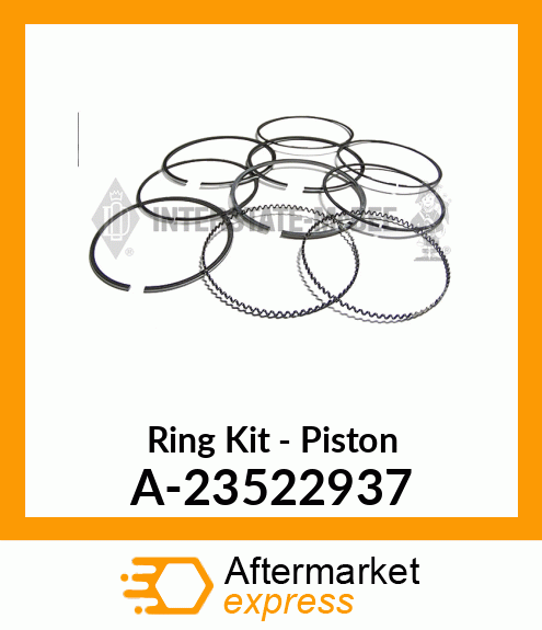 Spare part A-23522937 + Ring Set - Piston