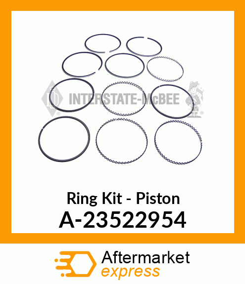 Spare part A-23522954 + Ring Set - Piston