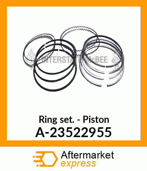 Spare part A-23522955 + Ring Set - Piston