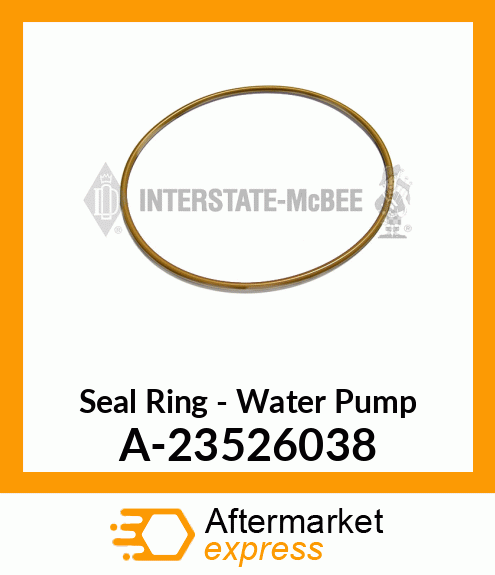 Spare part A-23526038 + Seal Ring - Water Pump