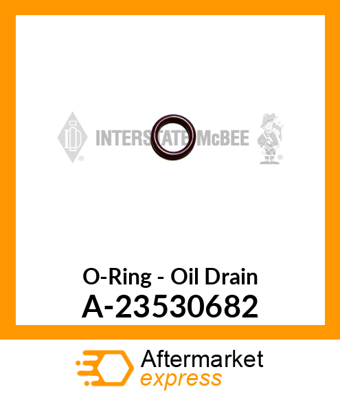 O-Ring - Oil Drain A-23530682