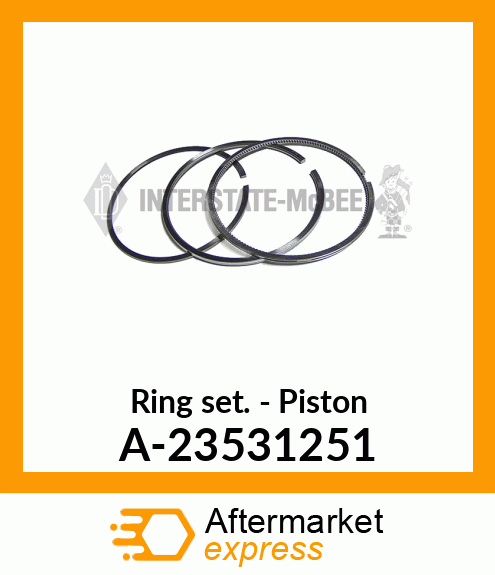 Ring Set - Piston A-23531251