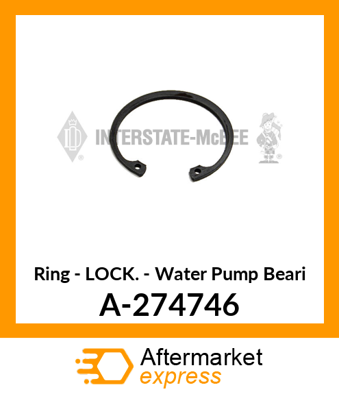 Ring - Lock W/P Bearing A-274746