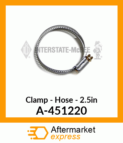 Clamp - Hose - 2 1/2" A-451220