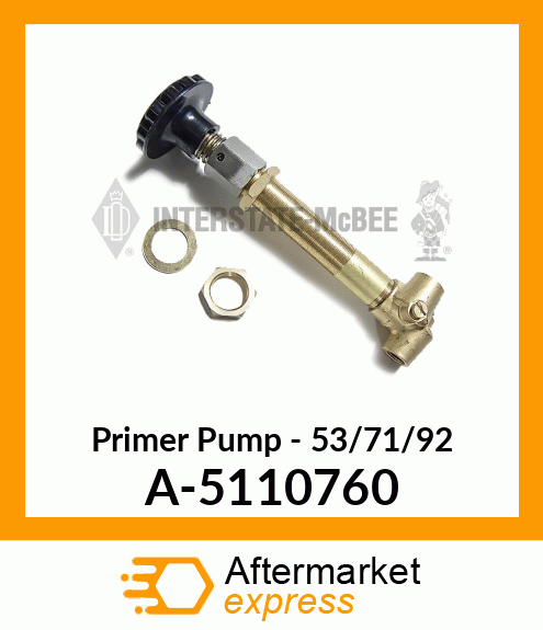 Primer Pump - 53/71/92 A-5110760