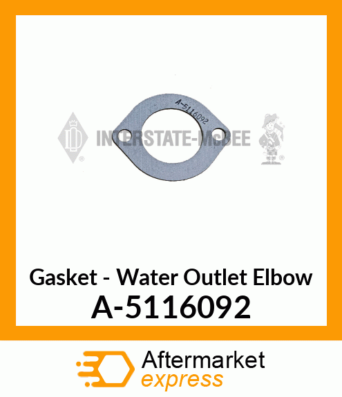 Gasket - Water Outlet Elbow A-5116092