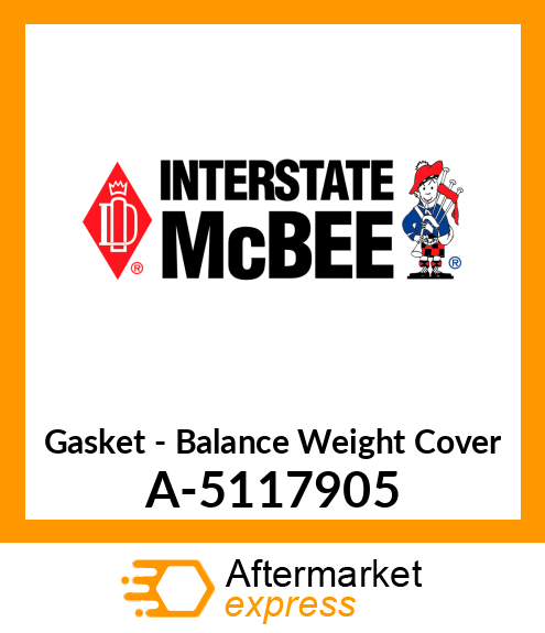 Gasket - Balance Weight Cover A-5117905