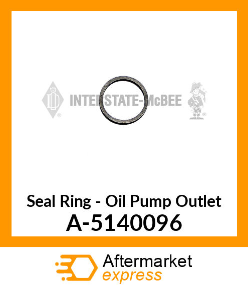 Seal Ring - Oil Pump Outlet A-5140096