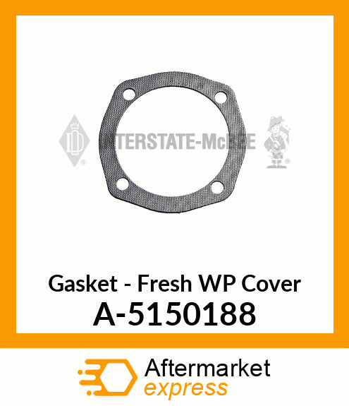 Gasket - Fresh Water Pump Cvr A-5150188