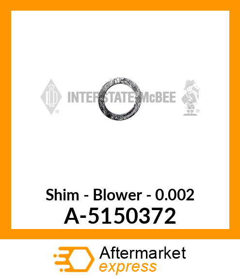 Shim - Blower - .002 A-5150372