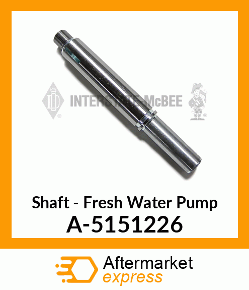 Shaft - Fresh Water Pump A-5151226