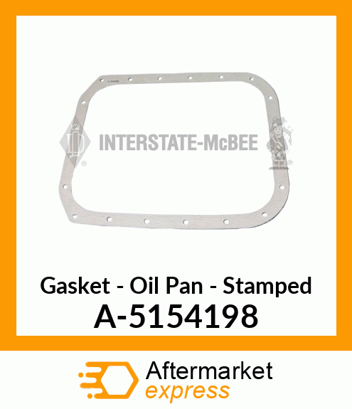 Gasket - Oil Pan - Stamped A-5154198