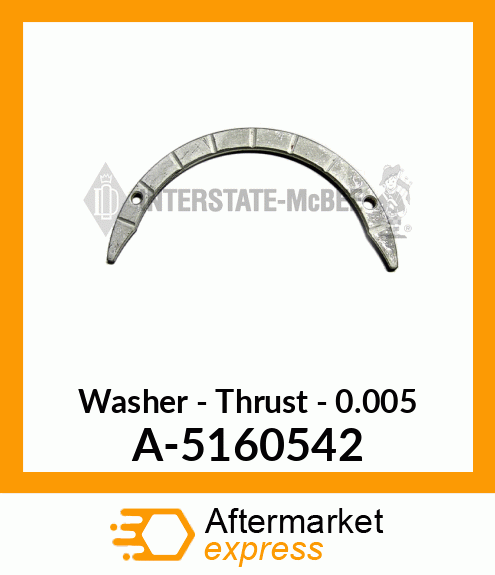 Washer - Thrust - .005 A-5160542