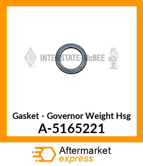 Gasket - Governor Wt Housing A-5165221