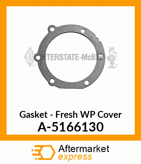 Gasket - Fresh Water Pump Cvr A-5166130