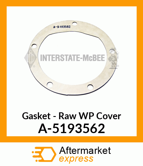 Gasket - Raw Water Pump Cover A-5193562