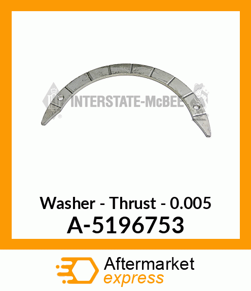 Washer - Thrust - .005 A-5196753