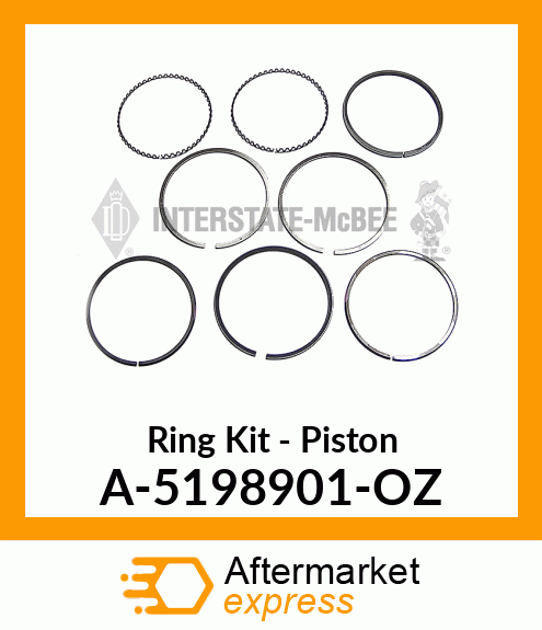 Ring Set - Piston A-5198901-OZ