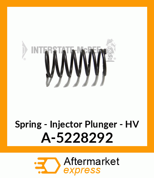 Spring - Injector Plunger - HV A-5228292