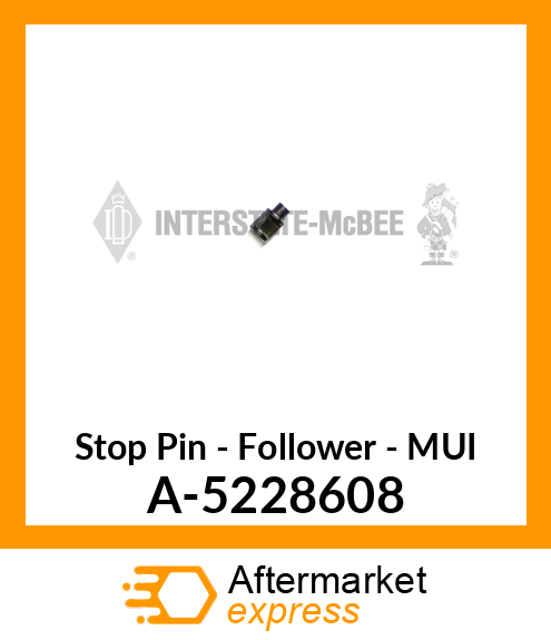 Stop Pin - Follower - MUI A-5228608