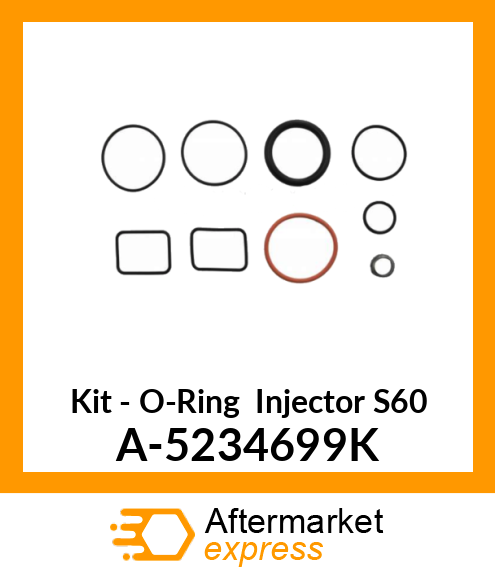 Kit - O-Ring Injector S60 A-5234699K