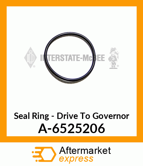 Seal Ring - Drive To Governor A-6525206