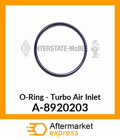 O-Ring - Turbo Air Inlet A-8920203