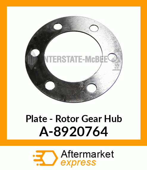 Plate - Rotor Gear Hub A-8920764