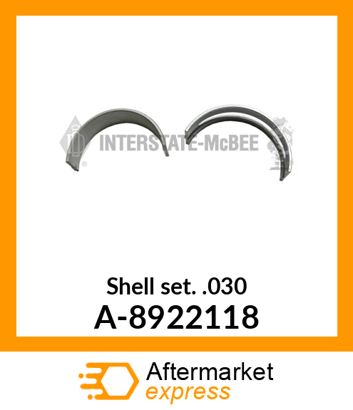 Shell Set - .030 Turbo A-8922118