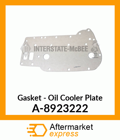 Gasket - Oil Cooler Plate A-8923222