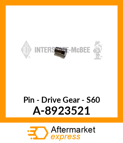 Pin - Drive Gear - S60 A-8923521