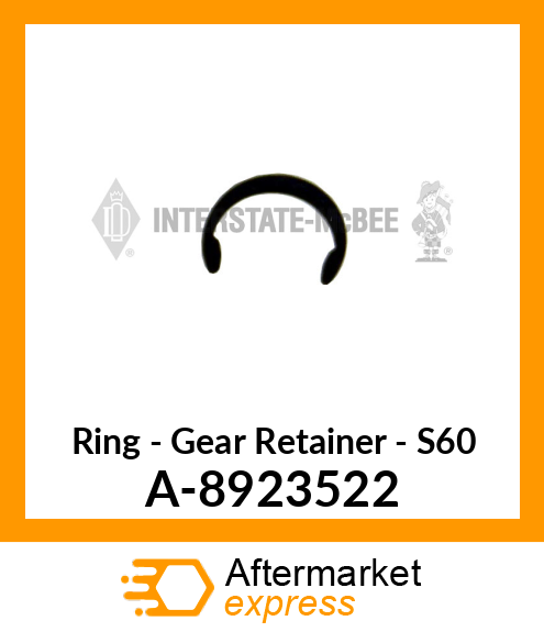 Ring - Gear Retainer - S60 A-8923522