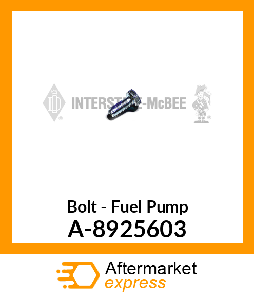 Bolt - Fuel Pump A-8925603