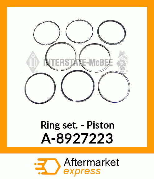 Ring Set - Piston A-8927223