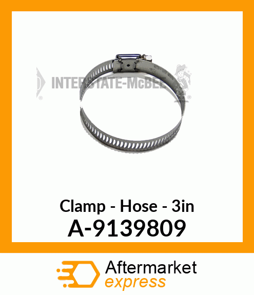 Clamp - Hose - 3" A-9139809