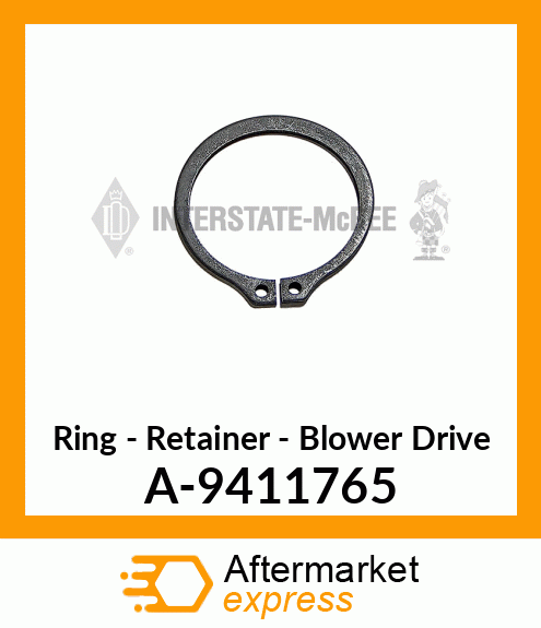 Ring - Retainer Blower Drive A-9411765