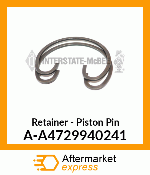 Retainer - Piston Pin A-A4729940241