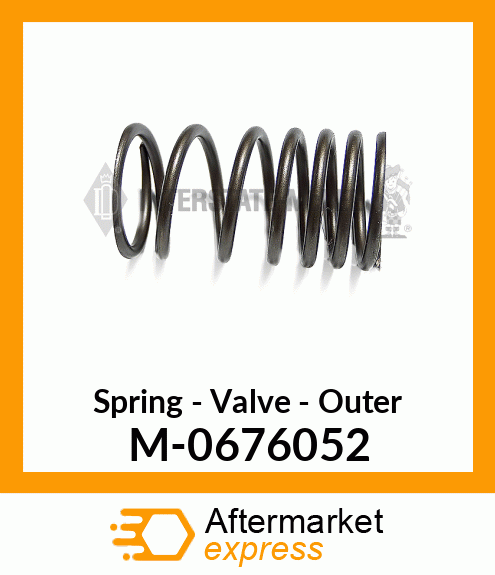 Spring - Valve - Outer M-0676052