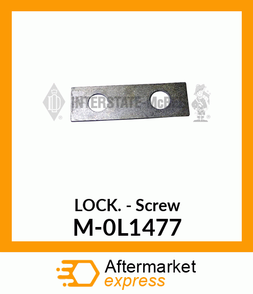 Lock - Screw M-0L1477