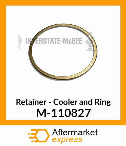 Retainer - Cooler & Ring M-110827