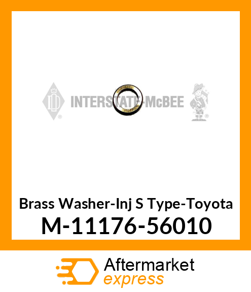 Brass Washer-Inj S Type-Toyota M-11176-56010