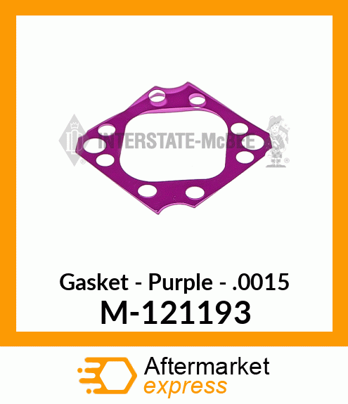 Gasket - Purple - .0015" M-121193