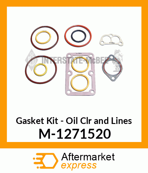 Gasket Set - Oil Cooler&Lines M-1271520