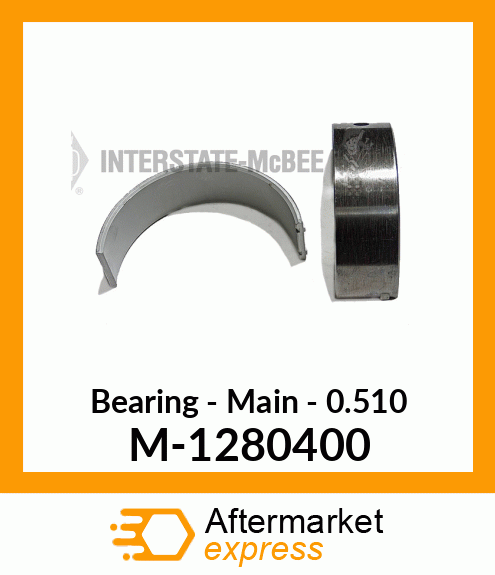 Bearing - Main - .51mm M-1280400