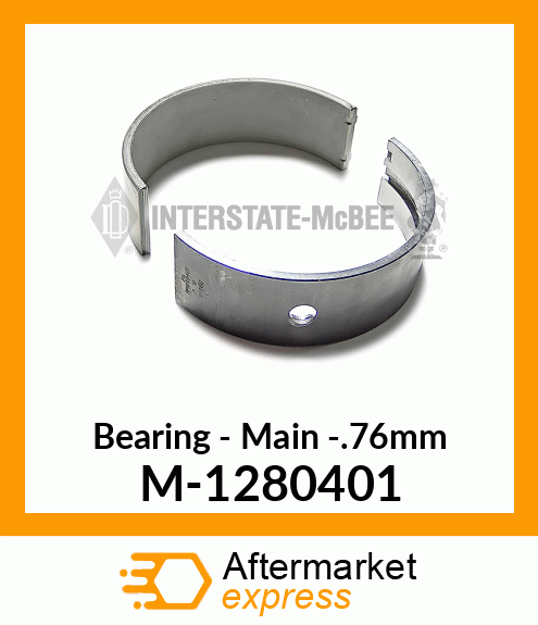 Bearing - Main -.76mm M-1280401