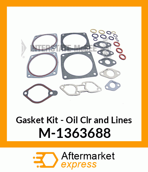 Gasket Set - Oil Cooler&Lines M-1363688